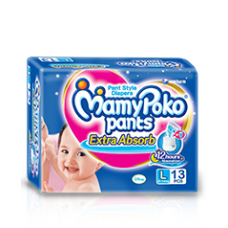 Mamypoko Pants Baby Diaper Large 13 Pcs (9 - 14 Kg)